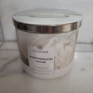 GOOSE CREEK MARSHMALLOW SUGAR SOY WAX LARGE 3-WICK CANDLE 14.5 OZ NEW